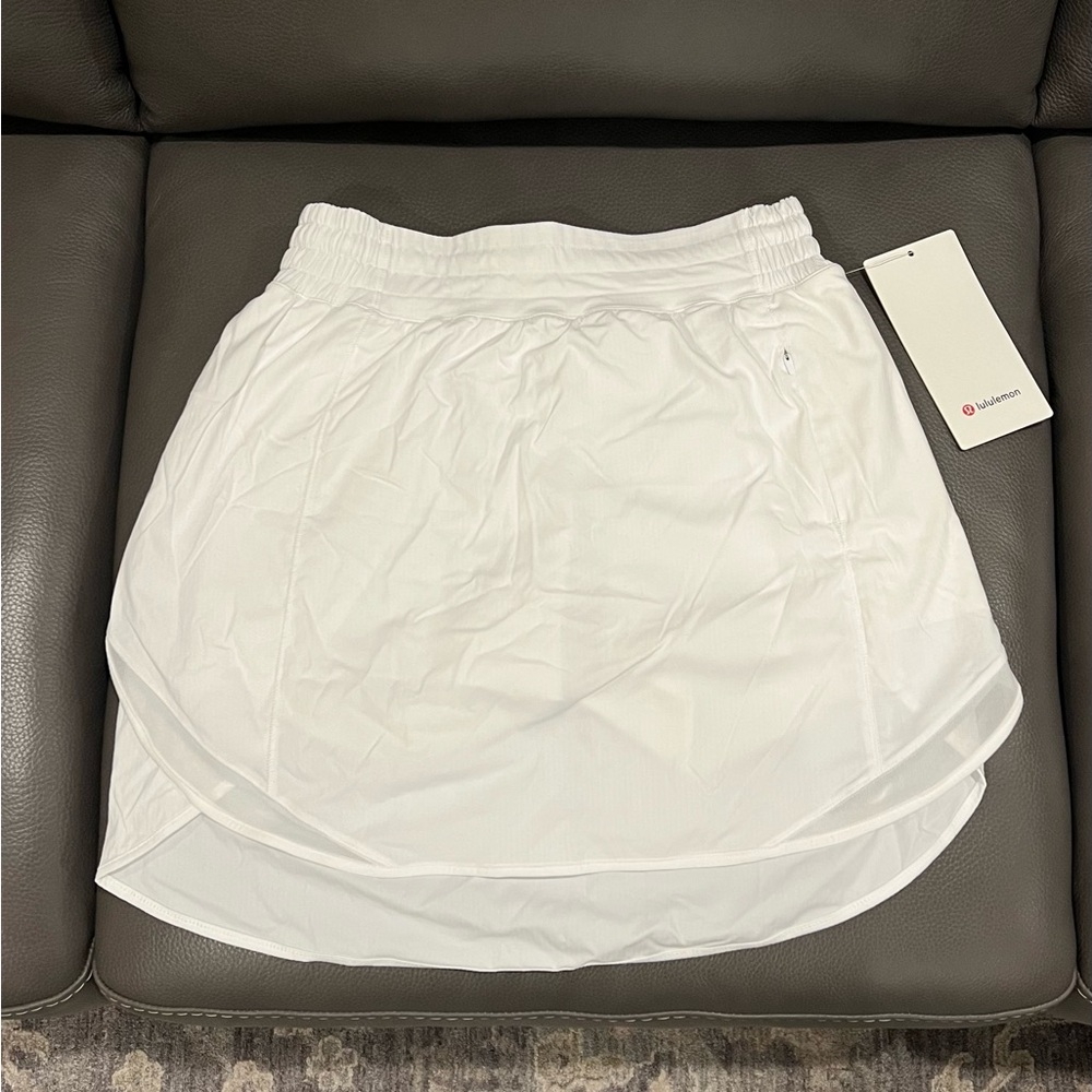 Lululemon NWT Hottie Hot High-Rise Skirt *Long, Size 6, White